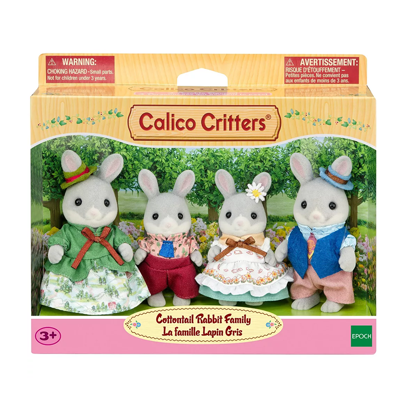 Calico Critters Cottontail Rabbit Family